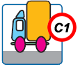 דרגת רישיון נהיגה: C1 - רכב משא קל